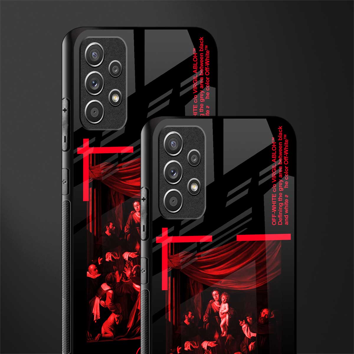 madonna of the rosary glass case for samsung galaxy a72 image-2