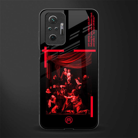madonna of the rosary glass case for redmi note 10 pro image