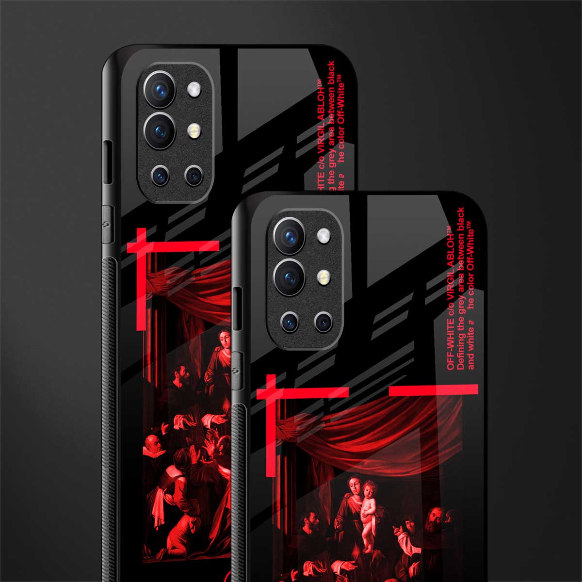 madonna of the rosary glass case for oneplus 9r image-2
