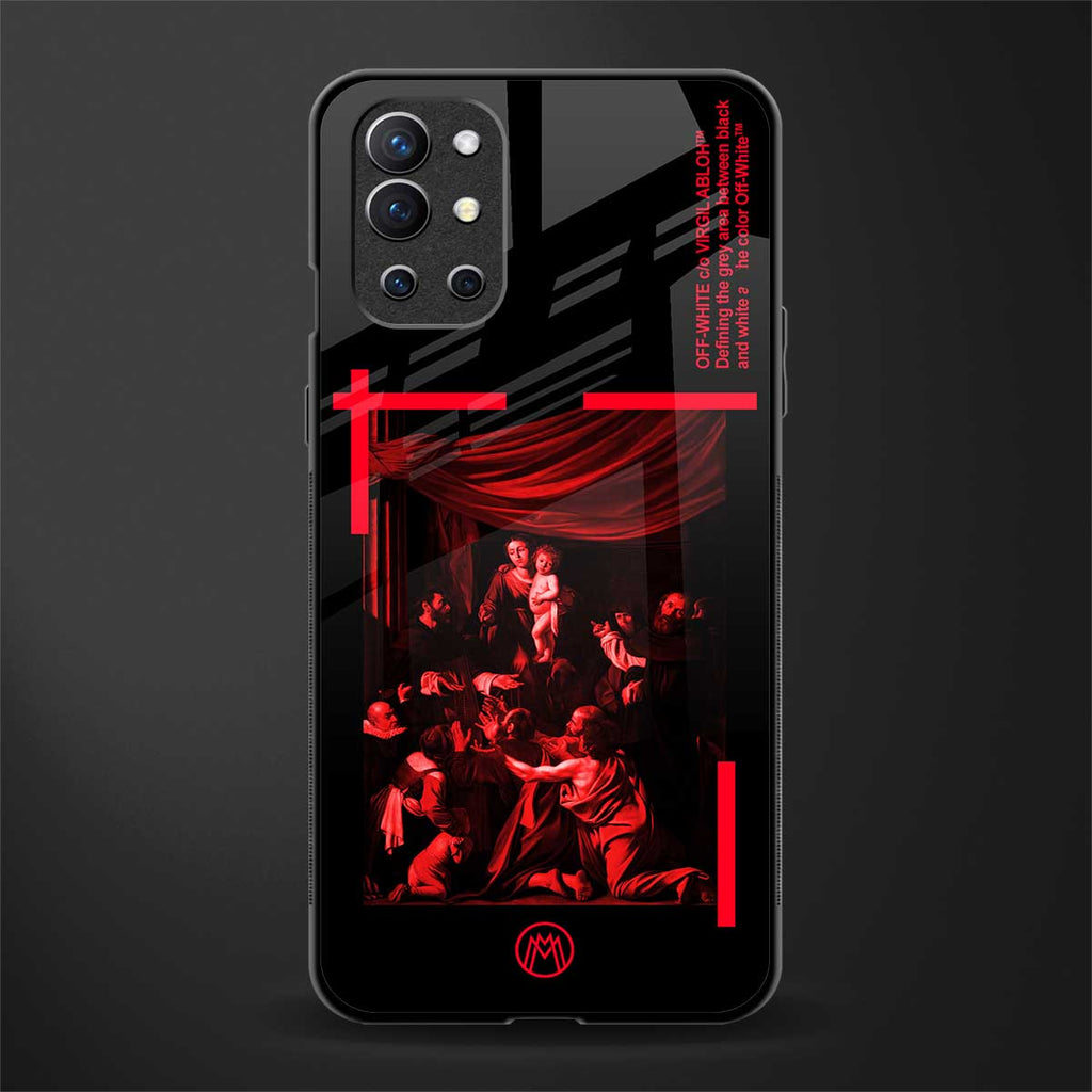 madonna of the rosary glass case for oneplus 9r image