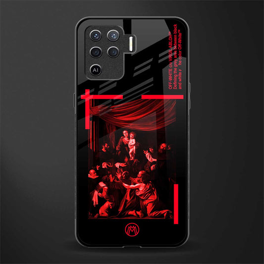 madonna of the rosary glass case for oppo f19 pro image