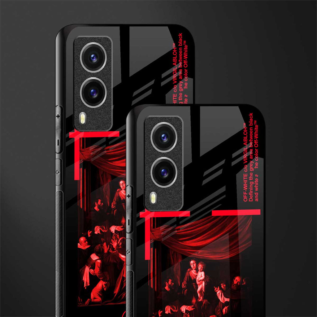 madonna of the rosary glass case for vivo v21e 5g image-2