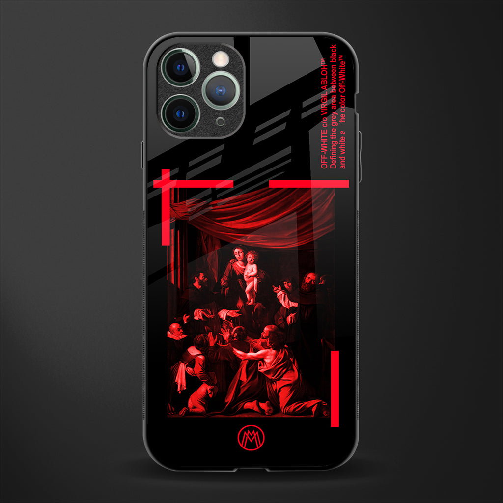 madonna of the rosary glass case for iphone 11 pro image