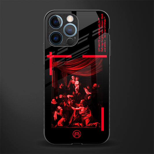 madonna of the rosary glass case for iphone 12 pro image