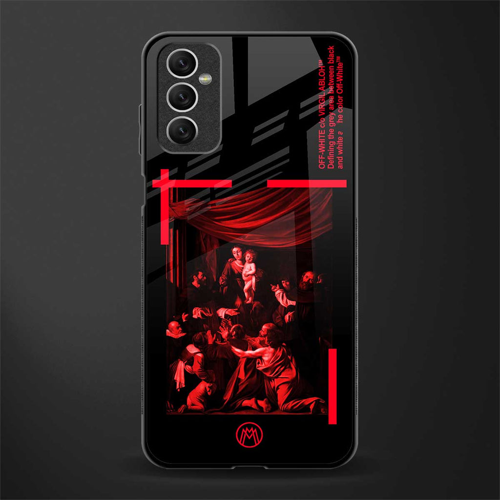 madonna of the rosary glass case for samsung galaxy m52 5g image