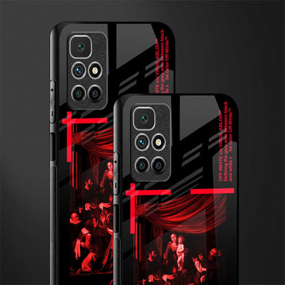 madonna of the rosary glass case for redmi 10 prime image-2