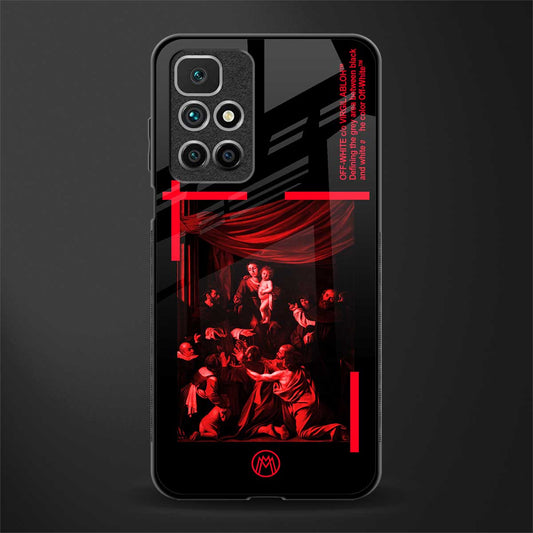 madonna of the rosary glass case for redmi 10 prime image