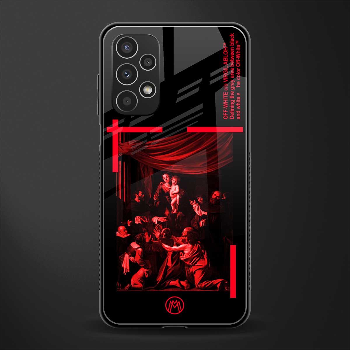 madonna of the rosary back phone cover | glass case for samsung galaxy a13 4g