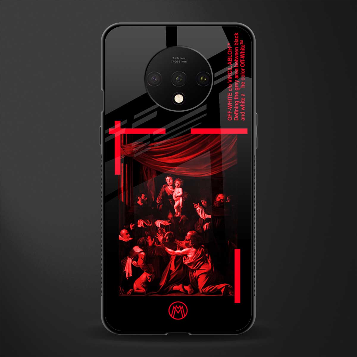 madonna of the rosary glass case for oneplus 7t image