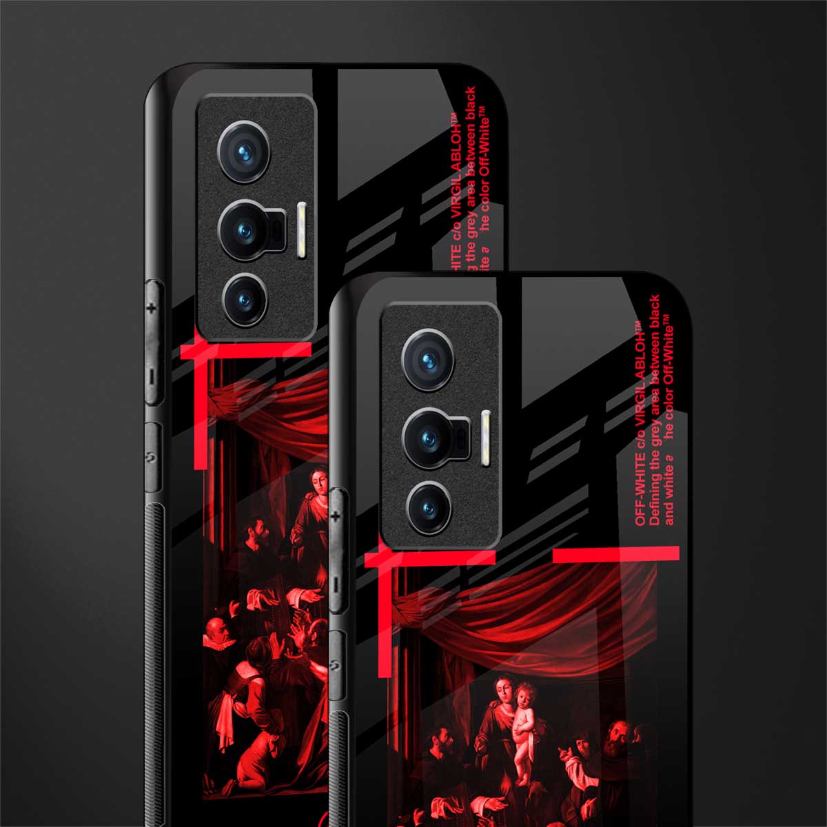 madonna of the rosary glass case for vivo x70 image-2