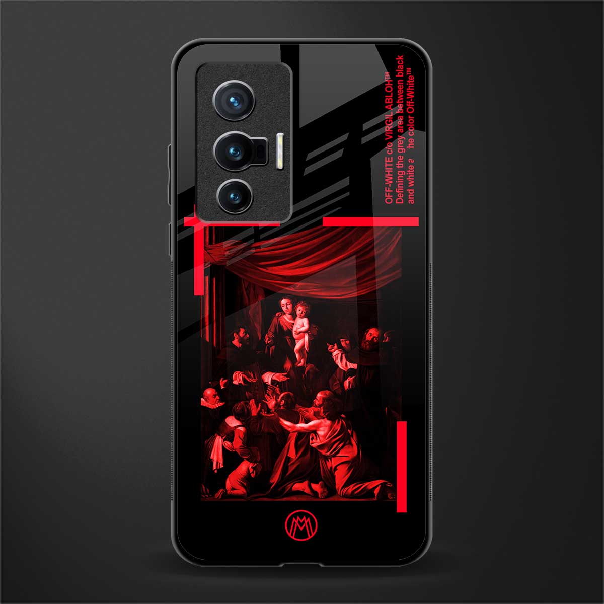 madonna of the rosary glass case for vivo x70 image