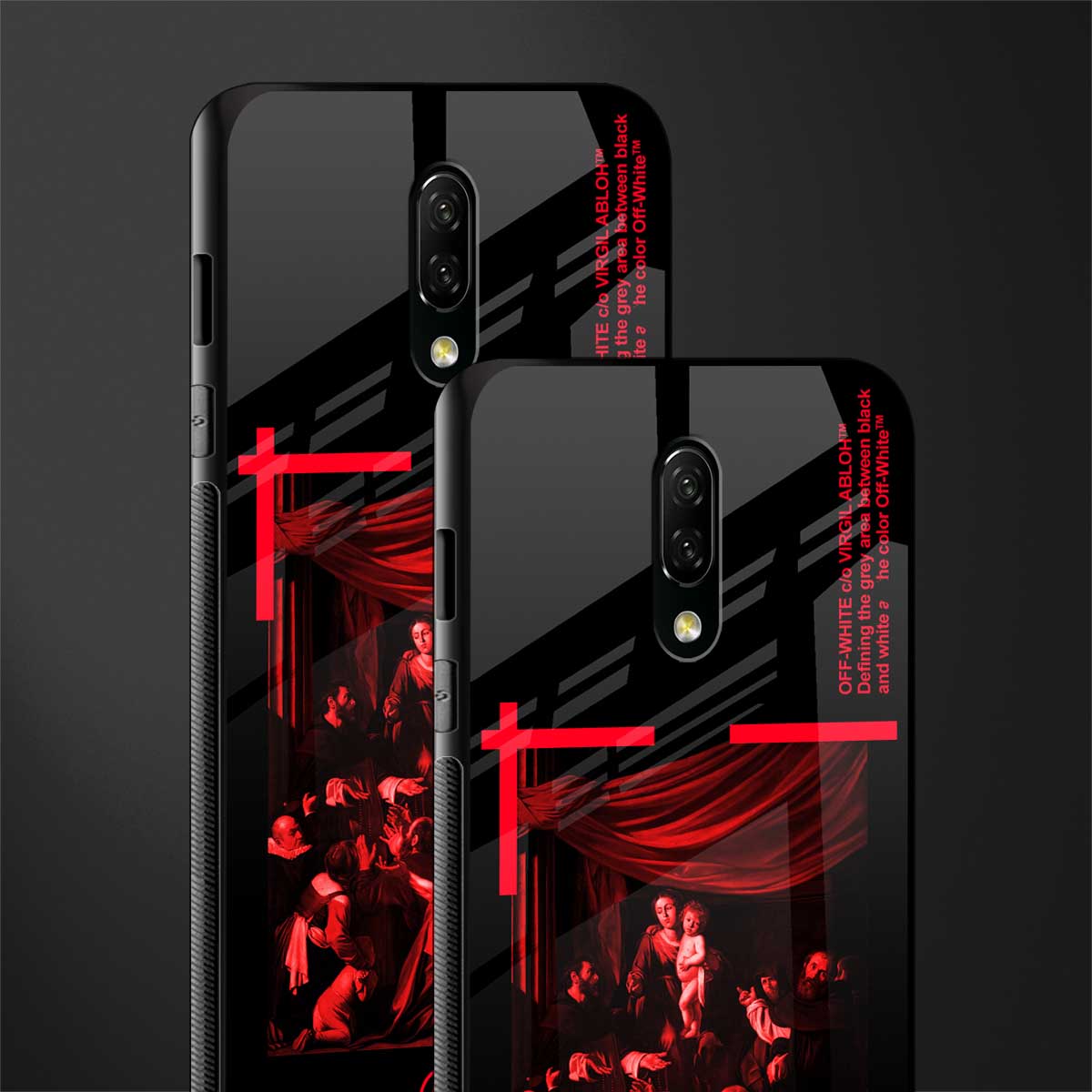 madonna of the rosary glass case for oneplus 7 image-2