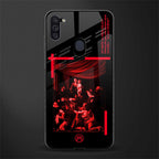 madonna of the rosary glass case for samsung a11 image