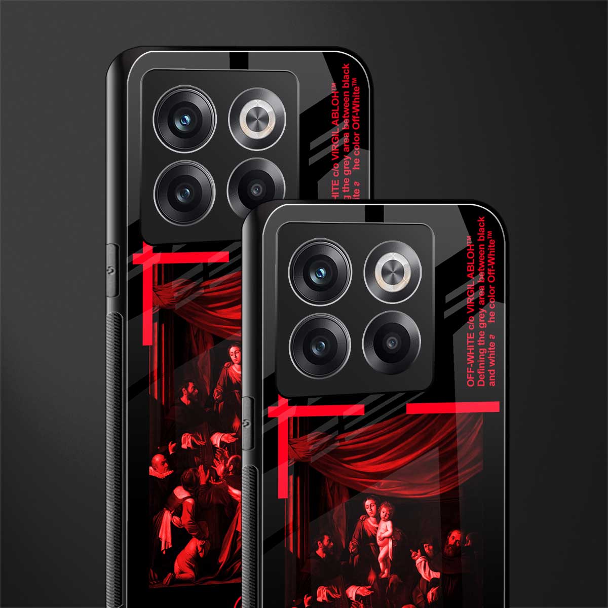 madonna of the rosary back phone cover | glass case for oneplus 10t