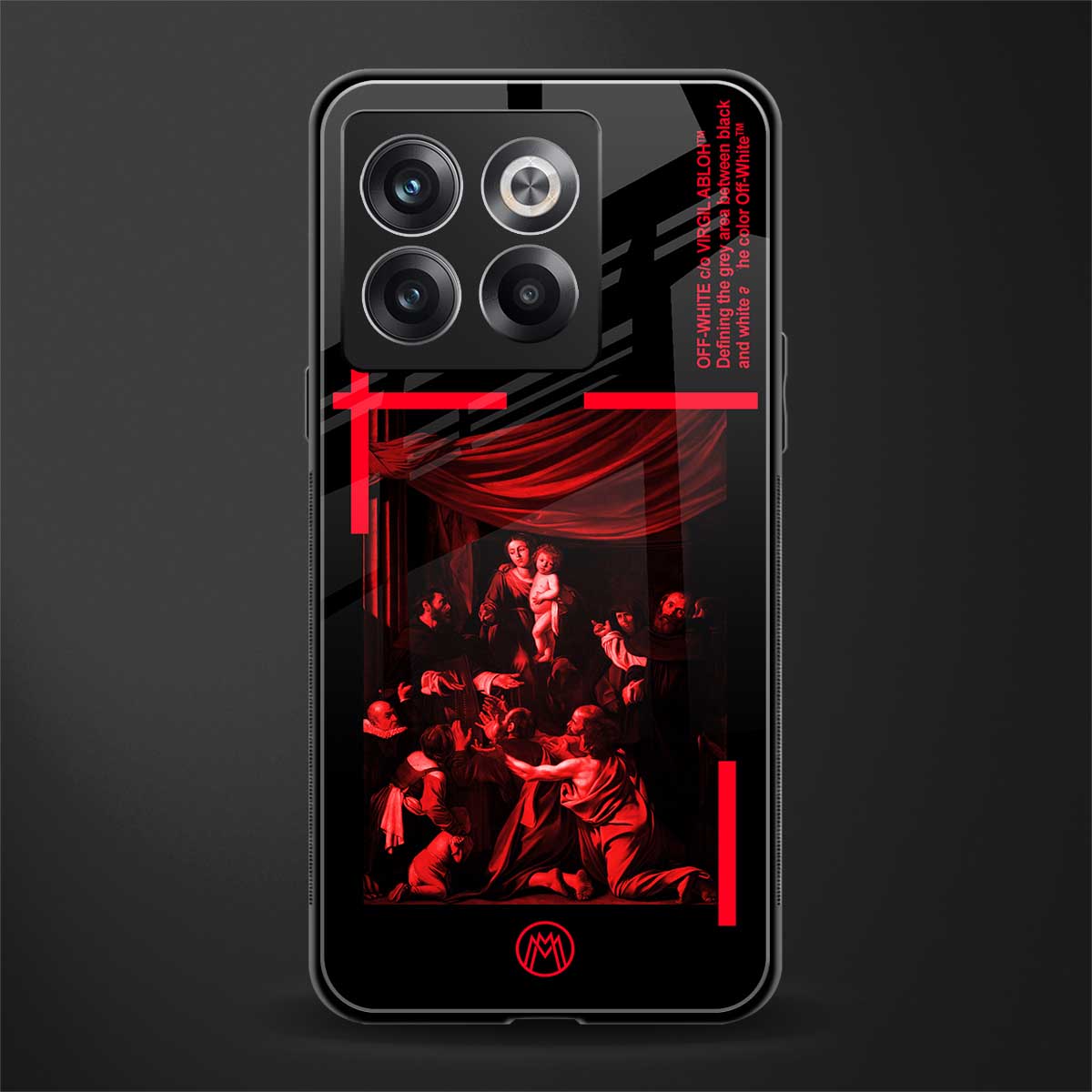 madonna of the rosary back phone cover | glass case for oneplus 10t