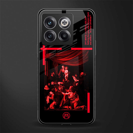 madonna of the rosary back phone cover | glass case for oneplus 10t