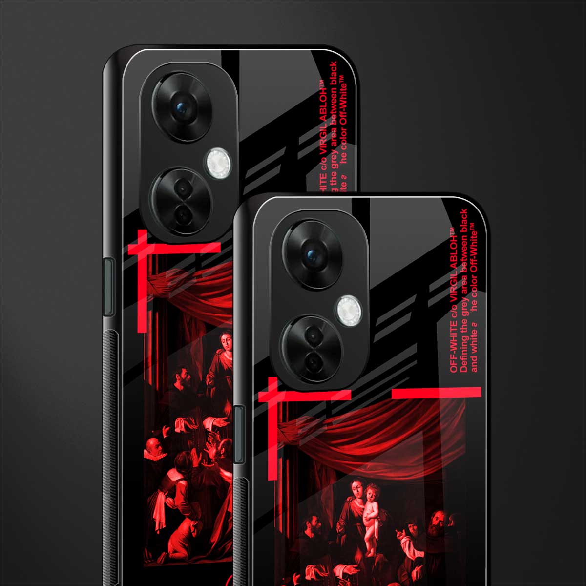 madonna of the rosary back phone cover | glass case for oneplus nord ce 3 lite