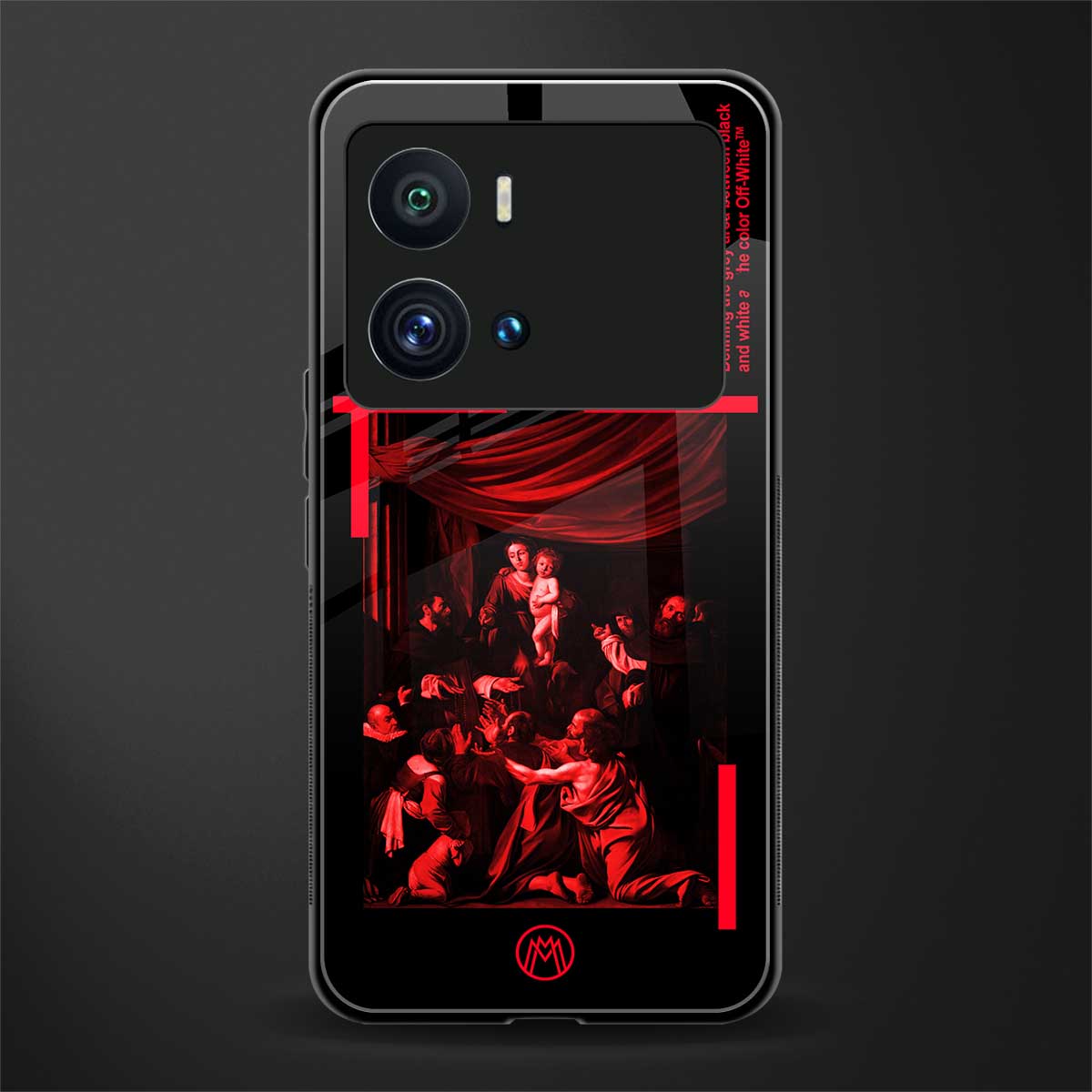 madonna of the rosary back phone cover | glass case for iQOO 9 Pro