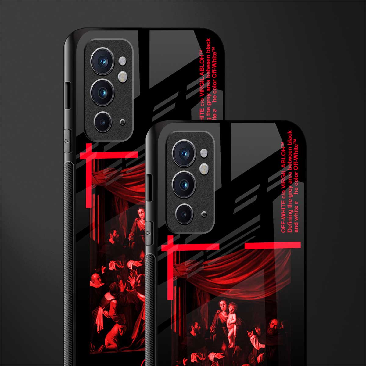 madonna of the rosary glass case for oneplus 9rt image-2
