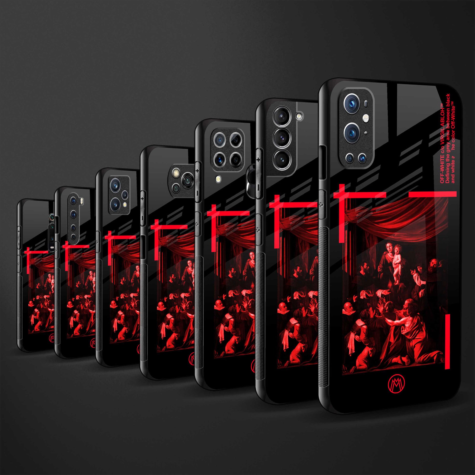 madonna of the rosary glass case for oneplus 8 pro image-3
