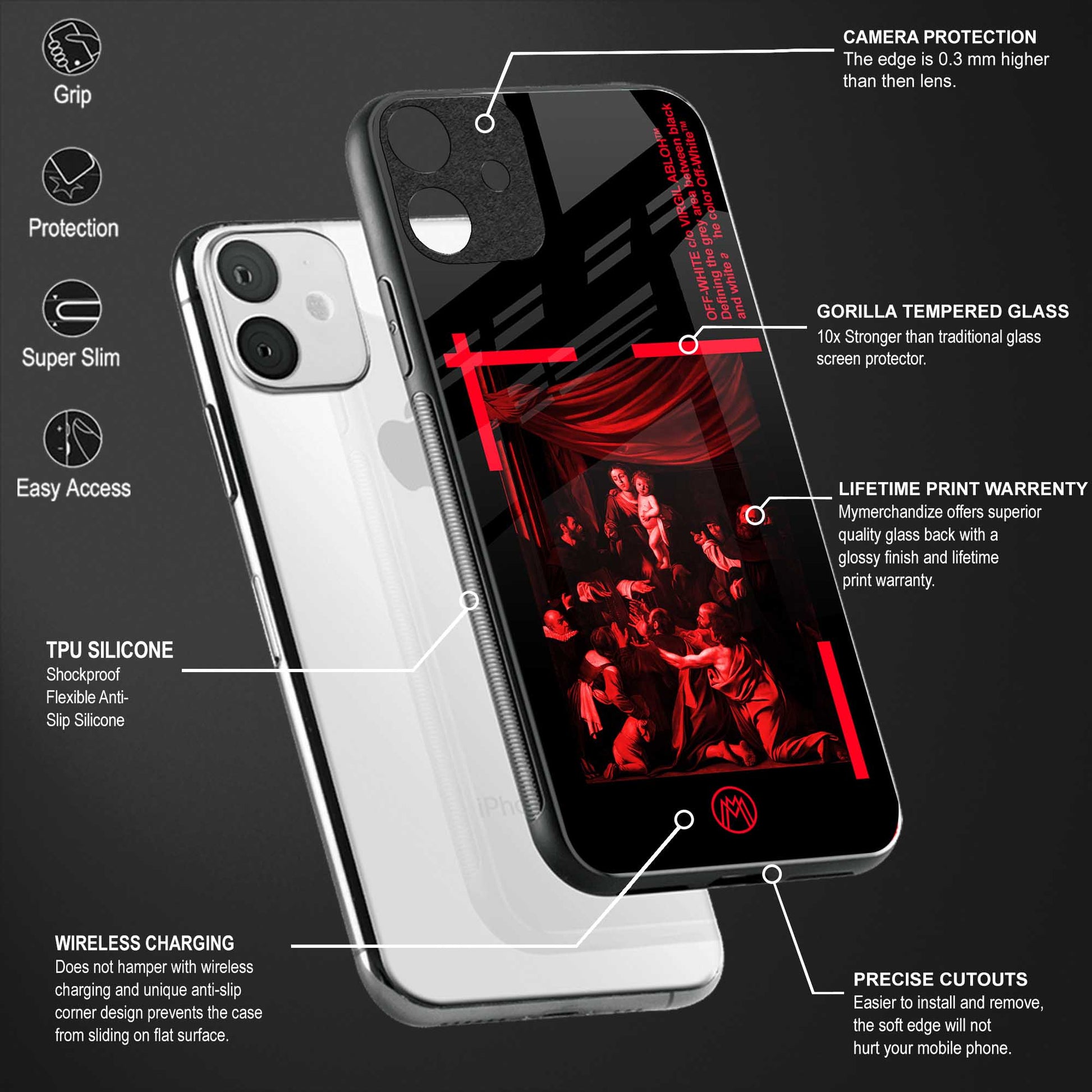 madonna of the rosary glass case for redmi 9 prime image-4