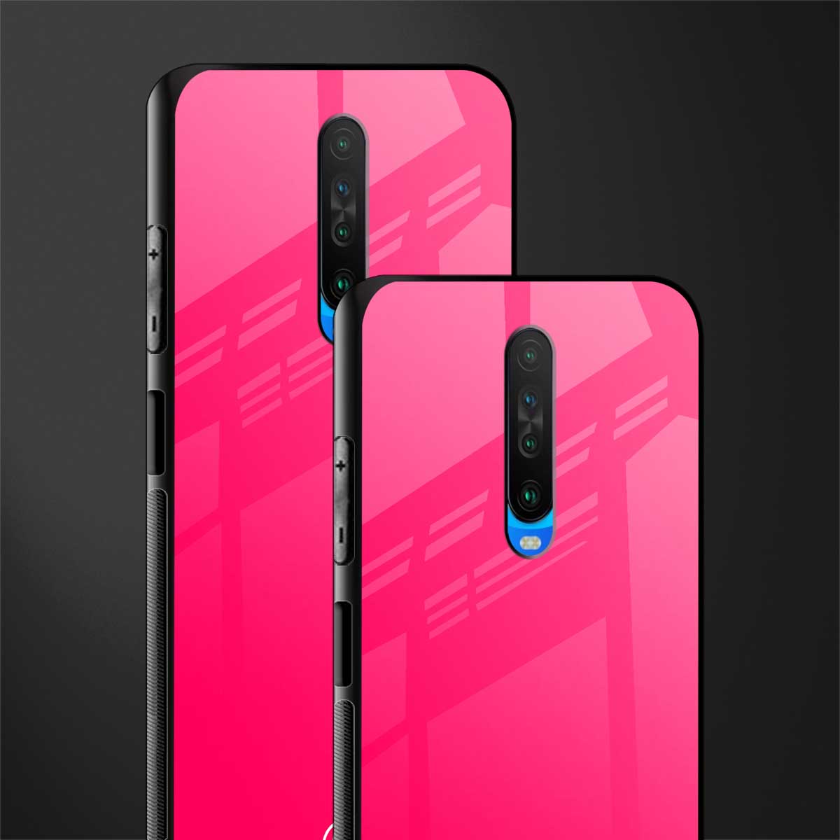 magenta paradise glass case for poco x2 image-2