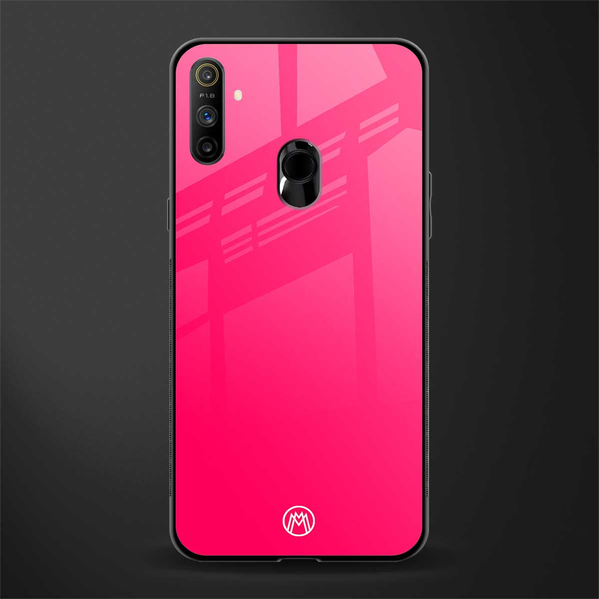 magenta paradise glass case for realme narzo 10a image