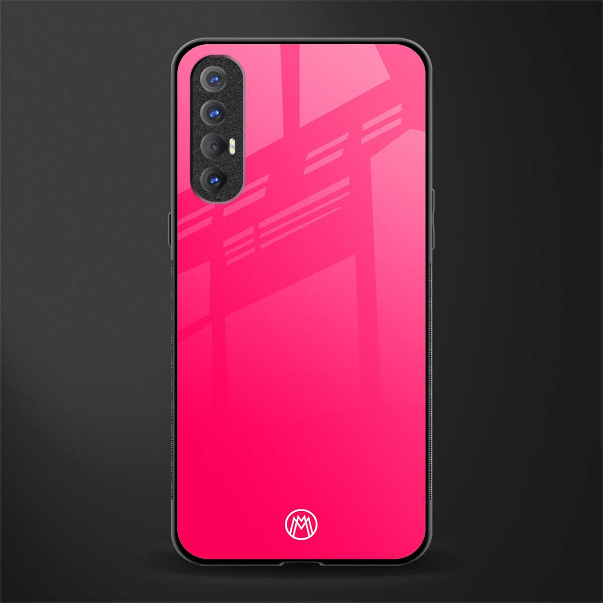 magenta paradise glass case for oppo reno 3 pro image