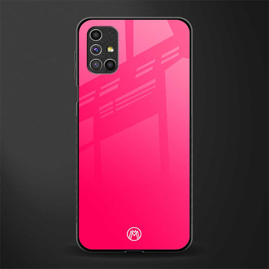 magenta paradise glass case for samsung galaxy m51 image
