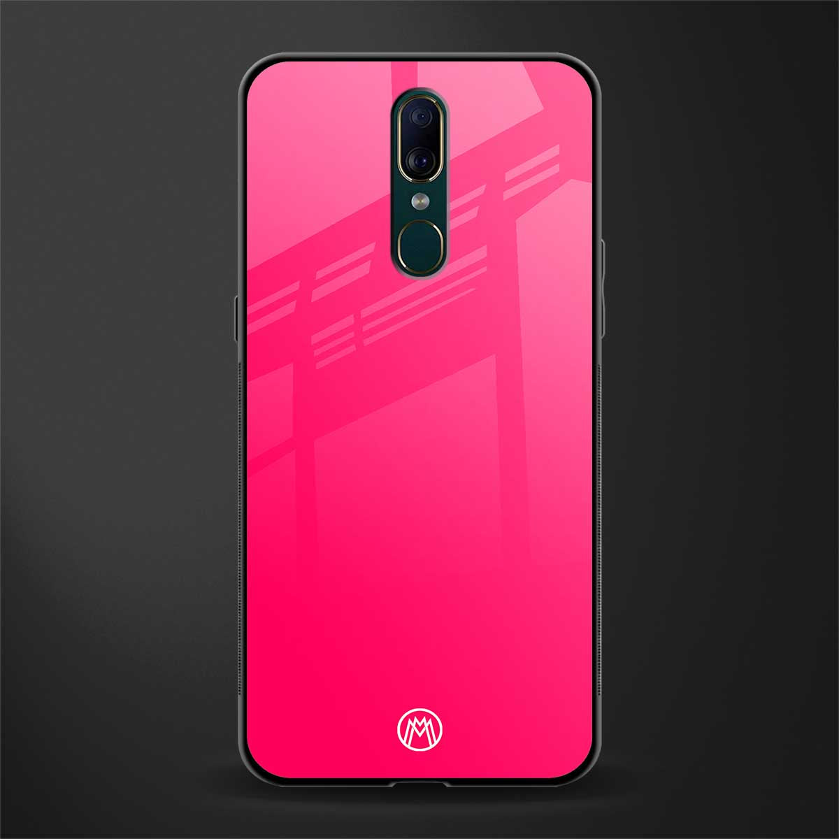 magenta paradise glass case for oppo a9 image