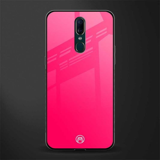 magenta paradise glass case for oppo a9 image