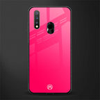 magenta paradise glass case for vivo y19 image