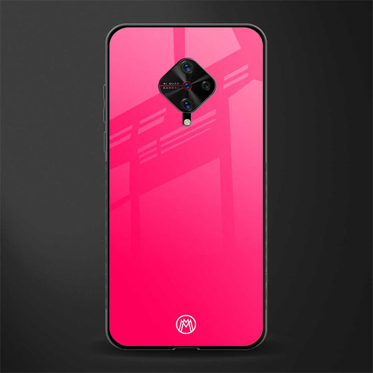 magenta paradise glass case for vivo s1 pro image