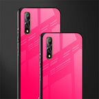 magenta paradise glass case for vivo s1 image-2