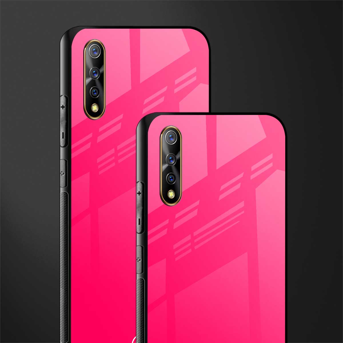 magenta paradise glass case for vivo s1 image-2