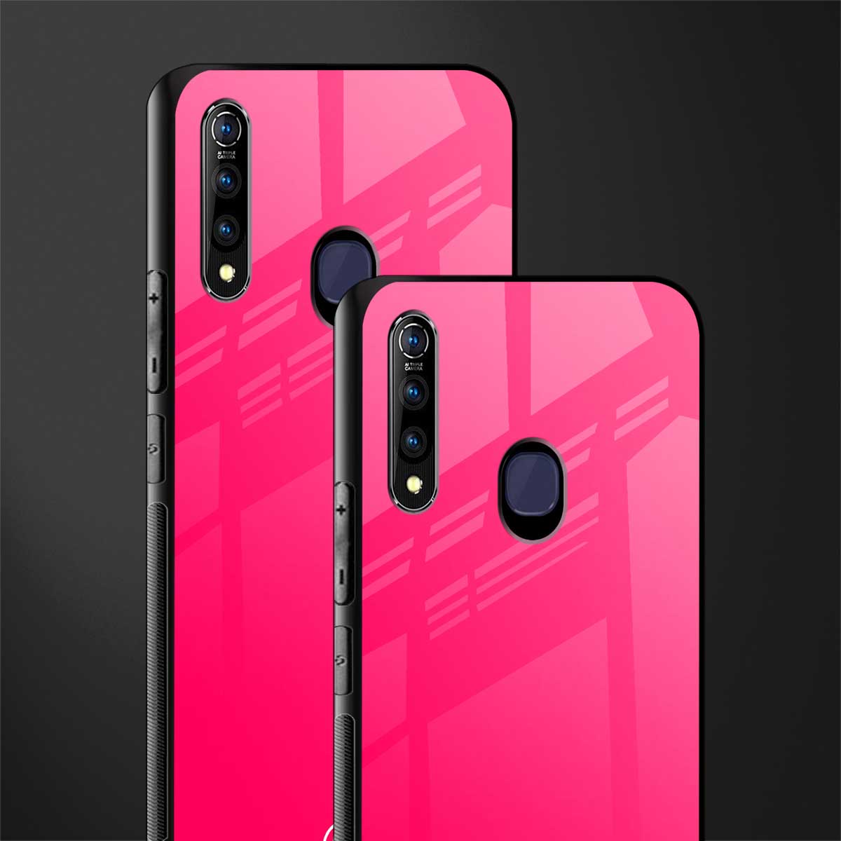 magenta paradise glass case for vivo z1 pro image-2