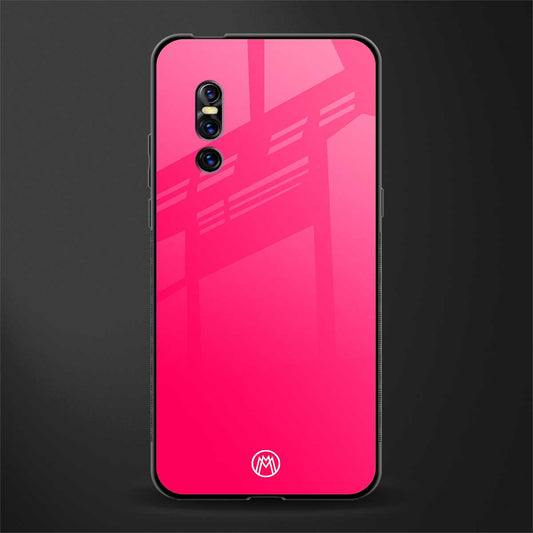 magenta paradise glass case for vivo v15 pro image