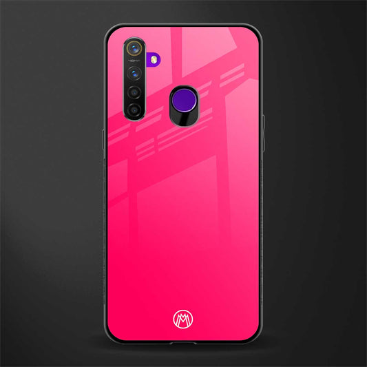 magenta paradise glass case for realme 5 pro image