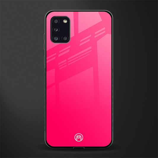 magenta paradise glass case for samsung galaxy a31 image