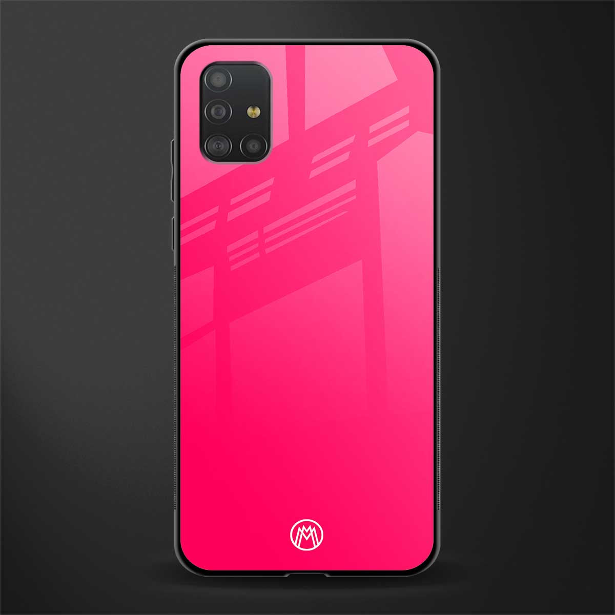 magenta paradise glass case for samsung galaxy a51 image