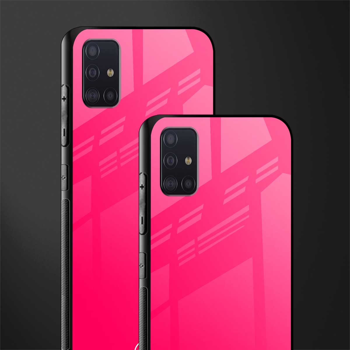 magenta paradise glass case for samsung galaxy a71 image-2