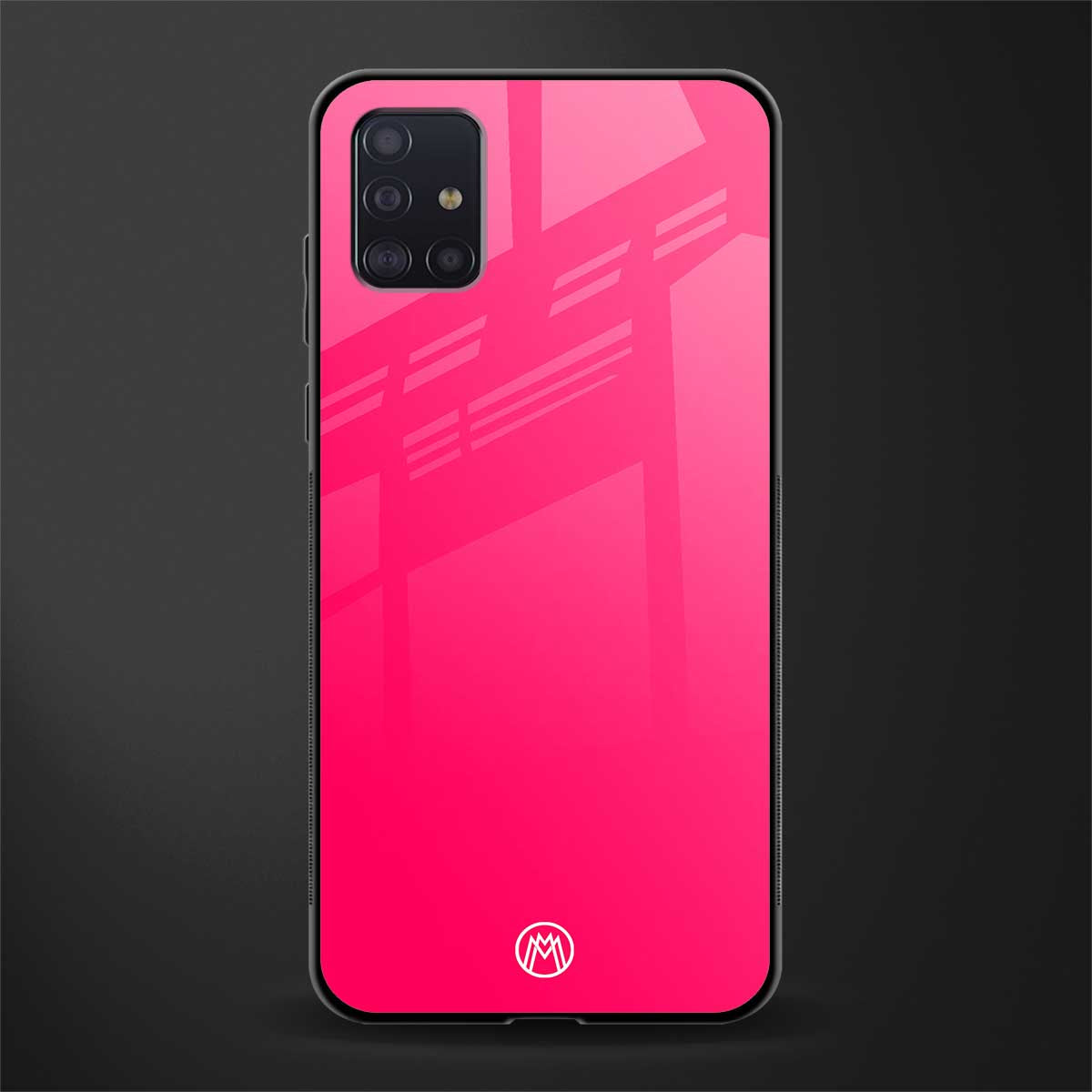 magenta paradise glass case for samsung galaxy a71 image