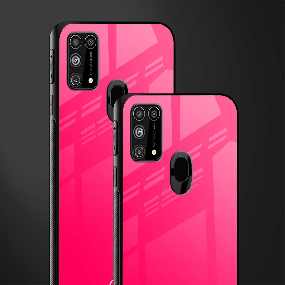 magenta paradise glass case for samsung galaxy m31 prime edition image-2