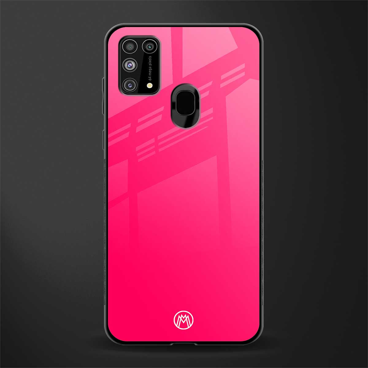 magenta paradise glass case for samsung galaxy m31 prime edition image