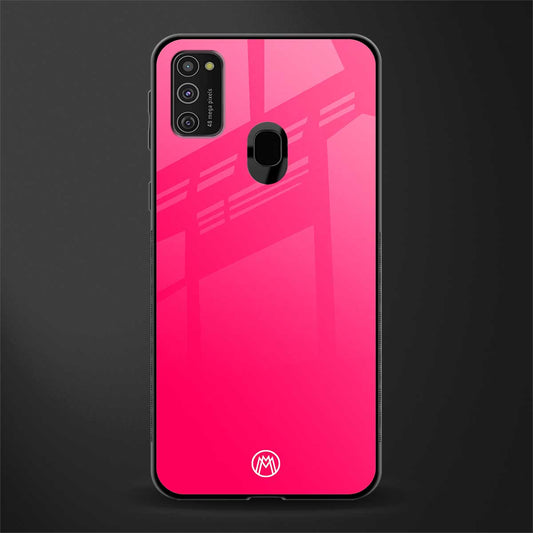 magenta paradise glass case for samsung galaxy m21 image