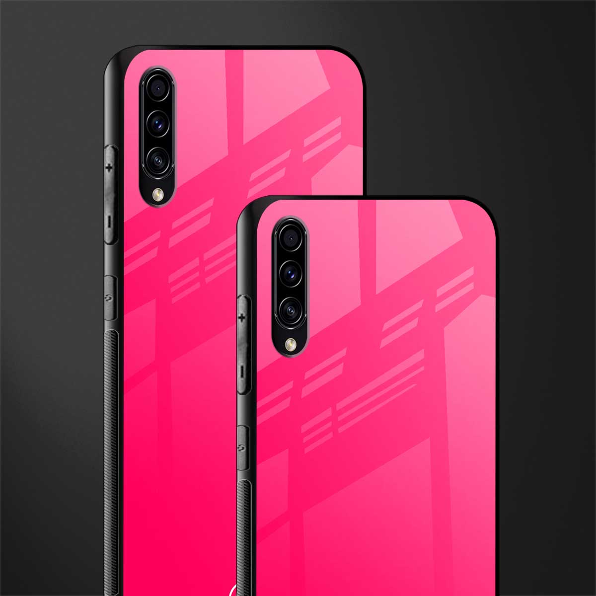 magenta paradise glass case for samsung galaxy a30s image-2