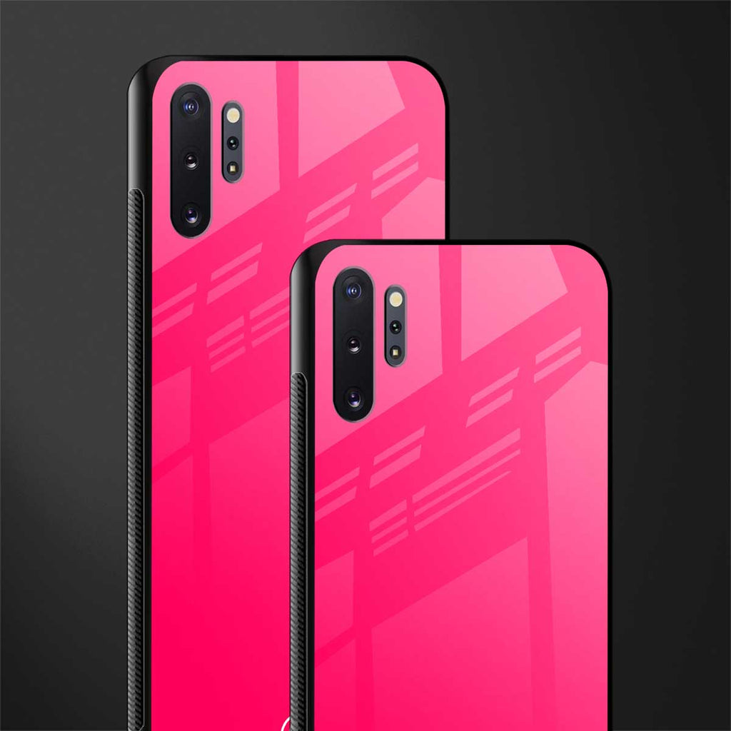 magenta paradise glass case for samsung galaxy note 10 plus image-2
