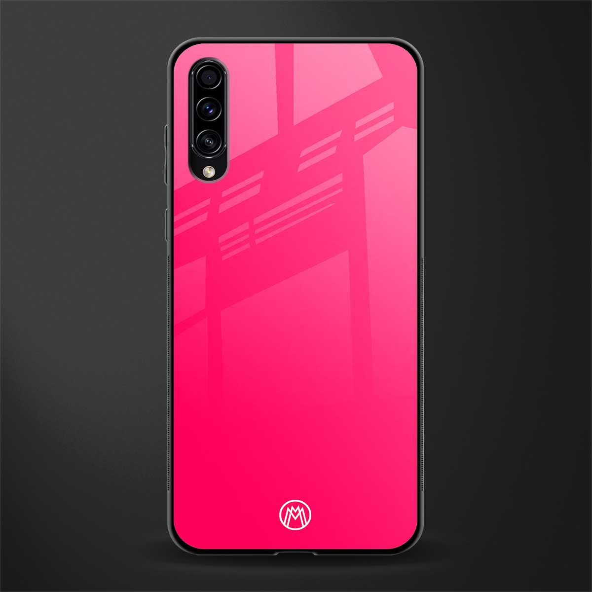 magenta paradise glass case for samsung galaxy a70 image