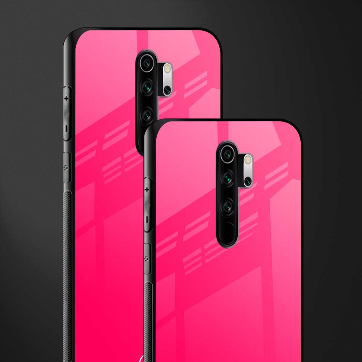 magenta paradise glass case for redmi note 8 pro image-2
