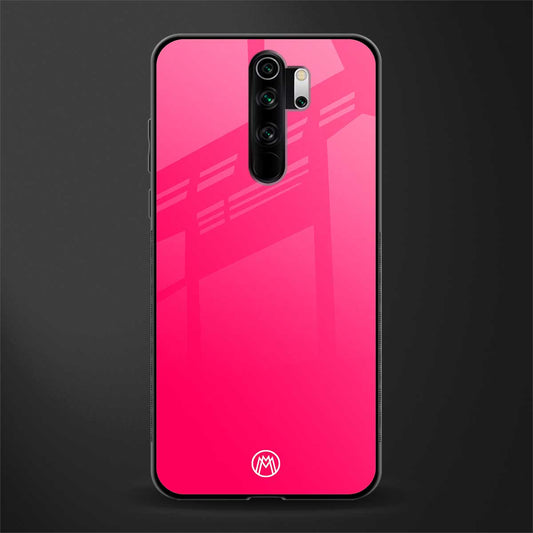 magenta paradise glass case for redmi note 8 pro image